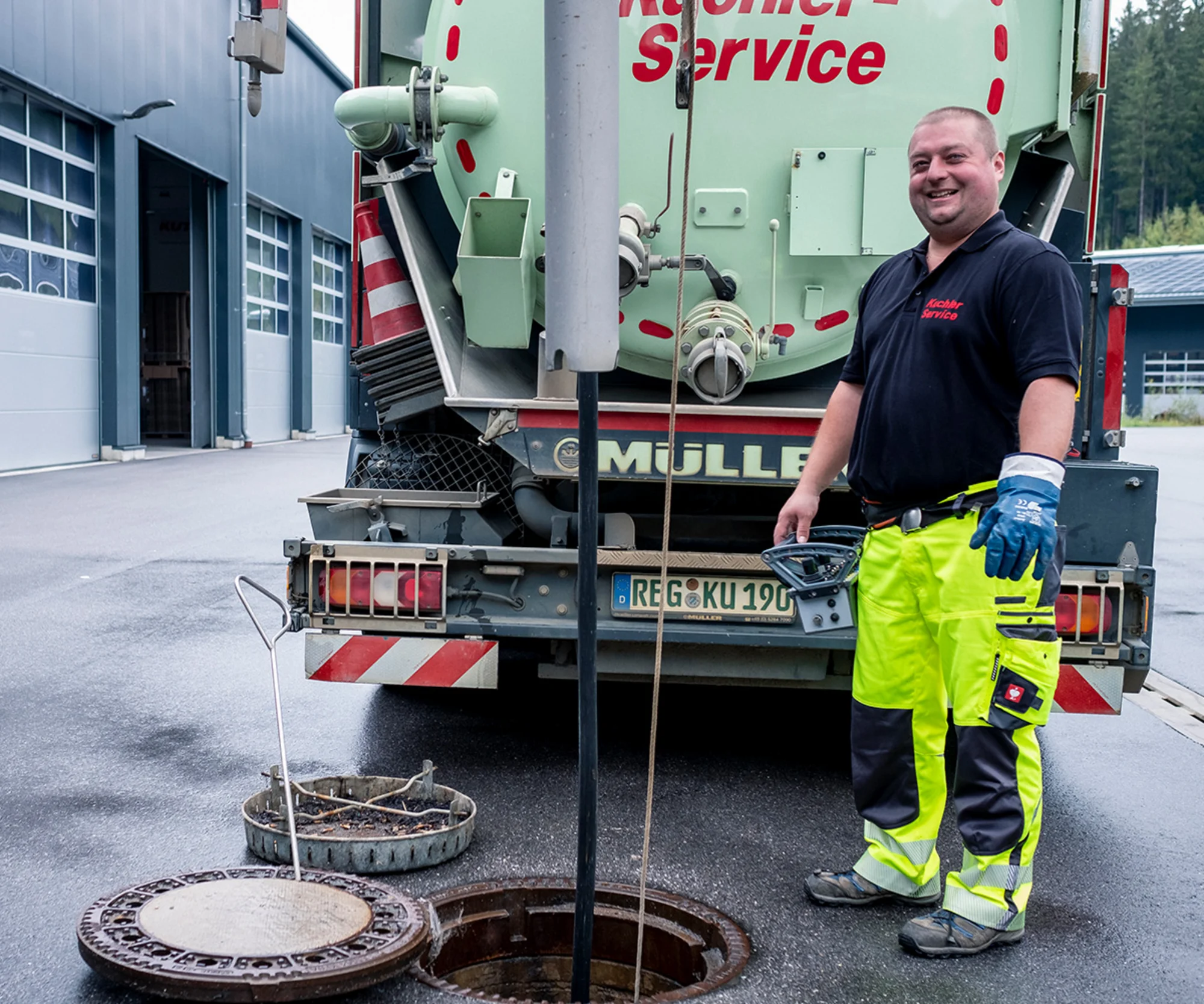 Kanalreinigung in Kulmain mit moderner Technik